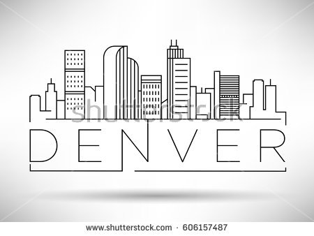 450x338 denver skyline drawing - Denver Drawing