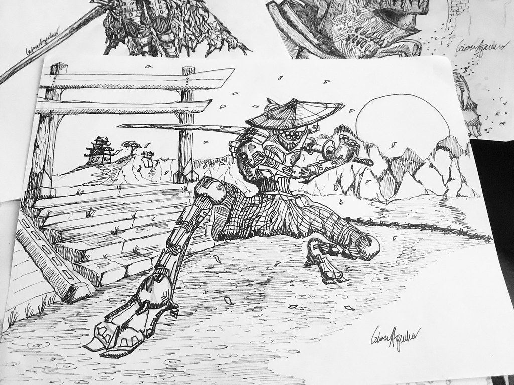 1024x768 finished this drawing while i was in an airport - Denver Drawing