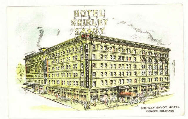 640x406 shirley savoy hotel denver colorado postcard drawing ebay - Denver Drawing