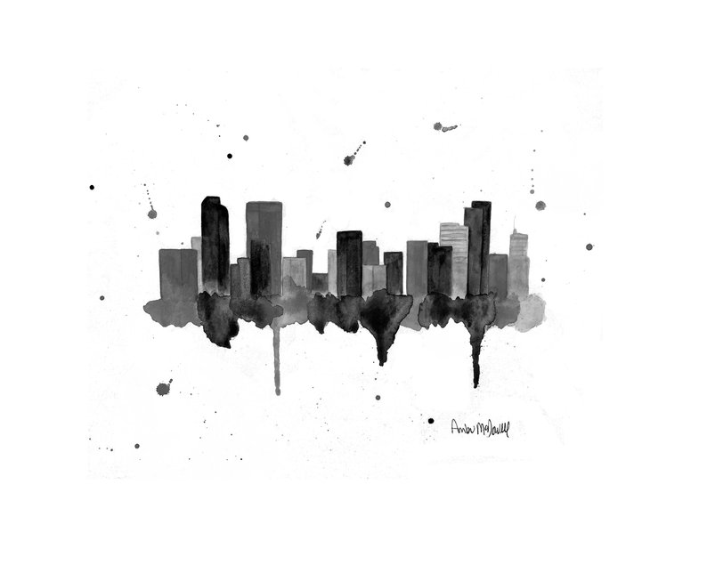 794x635 denver skyline art denver print denver art denver etsy - Denver Skyline Drawing