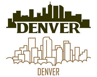 340x270 denver skyline etsy - Denver Skyline Drawing