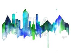236x177 denver clipart denver skyline - Denver Skyline Drawing