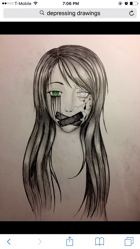 Depressing Drawings at PaintingValley.com | Explore collection of ...