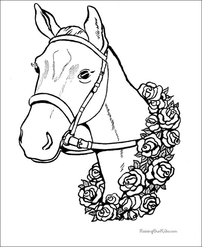 672x822 freebie friday free kentucky derby printables drawings horse - Derby Drawing