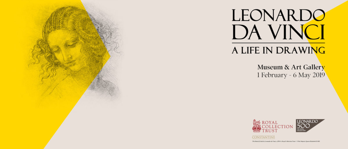 1200x514 leonardo da vinci a life in drawing derby museums - Derby Drawing
