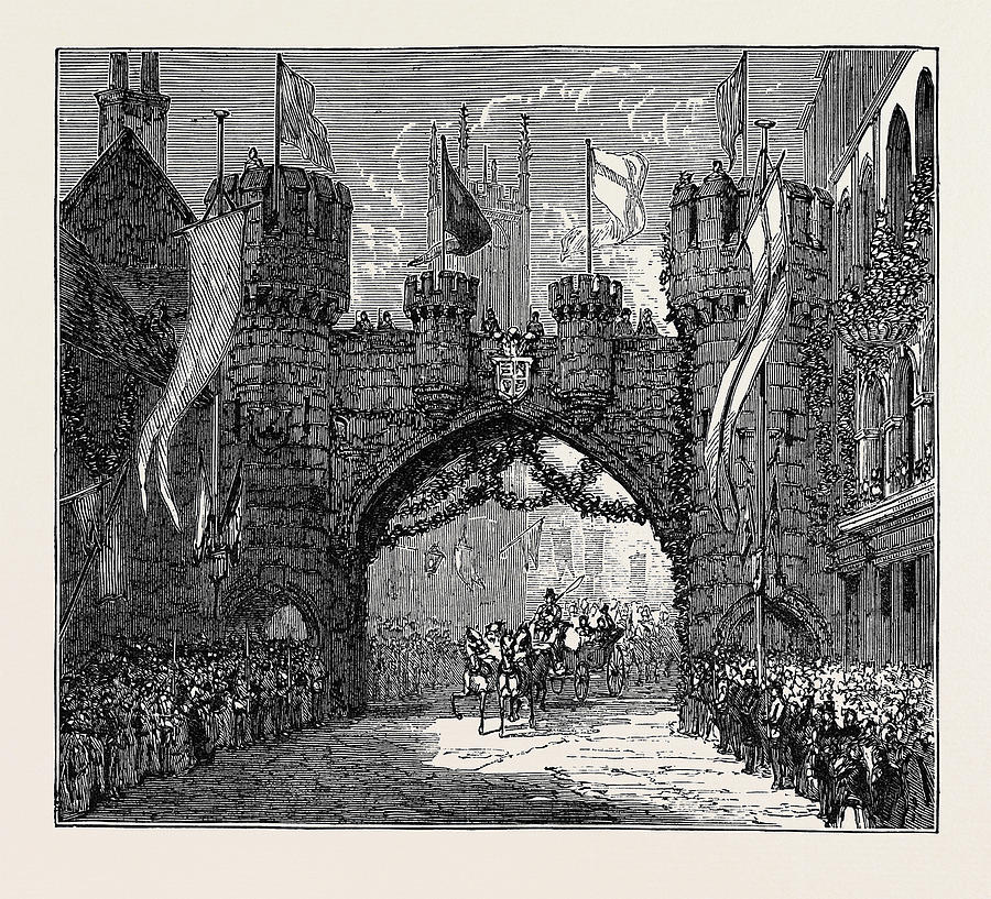 900x817 the prince and princess of wales at chatsworth and derby - Derby Drawing