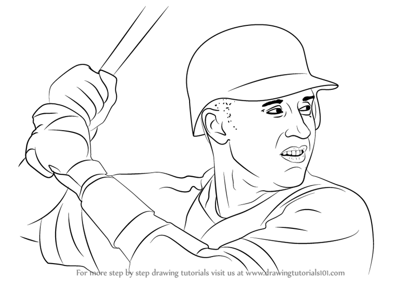 800x566 Learn How To Draw Derek Jeter - Derek Jeter Drawing