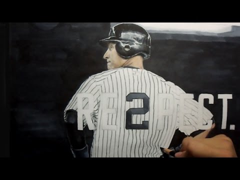 480x360 Drawing Derek Jeter - Derek Jeter Drawing