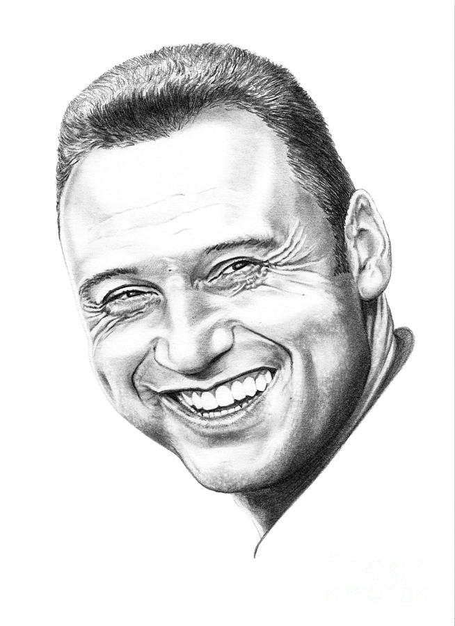 654x900 Derek Jeter Drawing - Derek Jeter Drawing