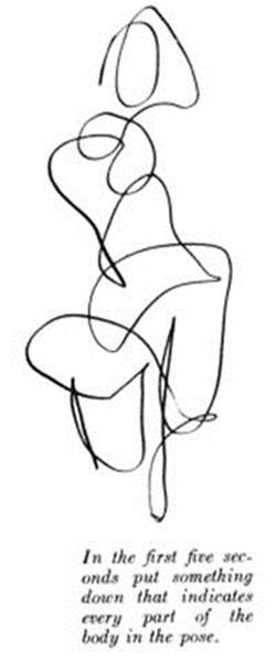 251x598 Gesture Drawing - Description Drawing