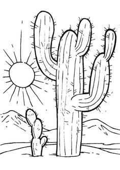 236x335 how to draw desert cacti in steps mylikes drawings, cactus - Desert Drawing