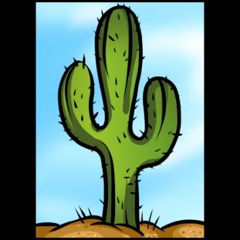 350x350 how to draw how to draw a saguaro cactus - Desert Drawing For Kids