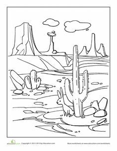 236x305 Learn How To Draw A Desert Scene, Landscapes, Landmarks Places - Desert Drawing For Kids