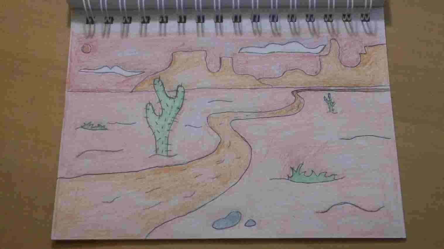 1517x853 Cartoon Background Youtuberhyoutubecom How Desert Drawing Image - Desert Drawing For Kids
