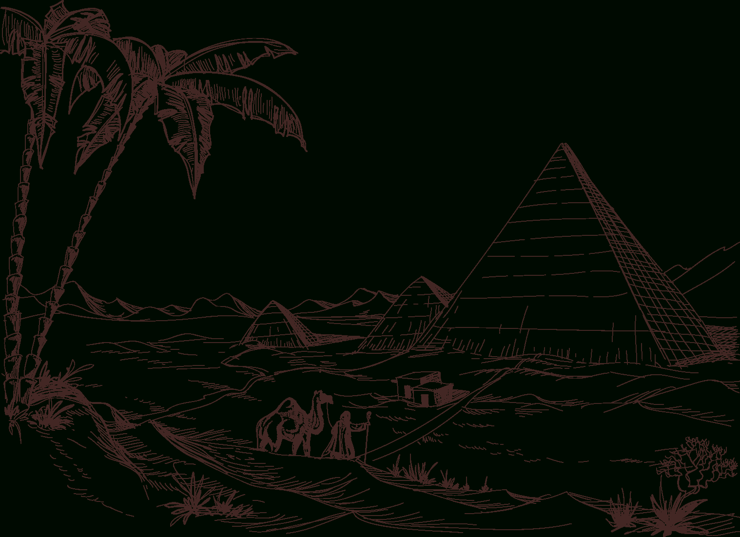 1518x1102 desert landscape drawing desert drawing landscape sketch - Desert Drawing Pictures