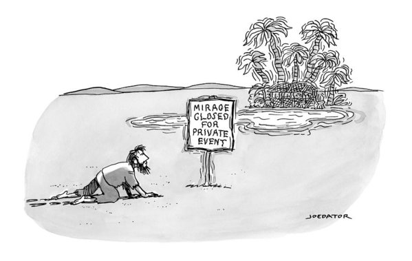 599x379 a man crawling through the desert comes art print - Desert Drawing Pictures