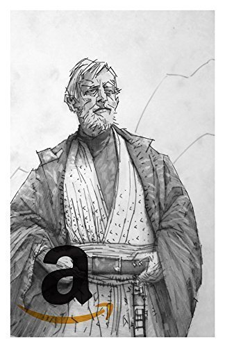 324x500 old desert hermit with the broken flash light giclee - Desert Drawing Pictures