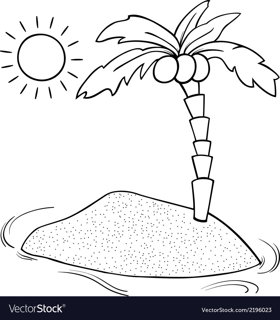 944x1080 best ideas of desert island cartoon coloring - Desert Island Drawing