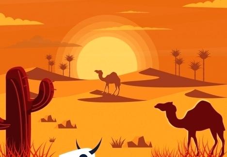 468x325 Desert Landscape Drawing Hot Colored Cartoon Design Hiimbex - Desert Landscape Drawing