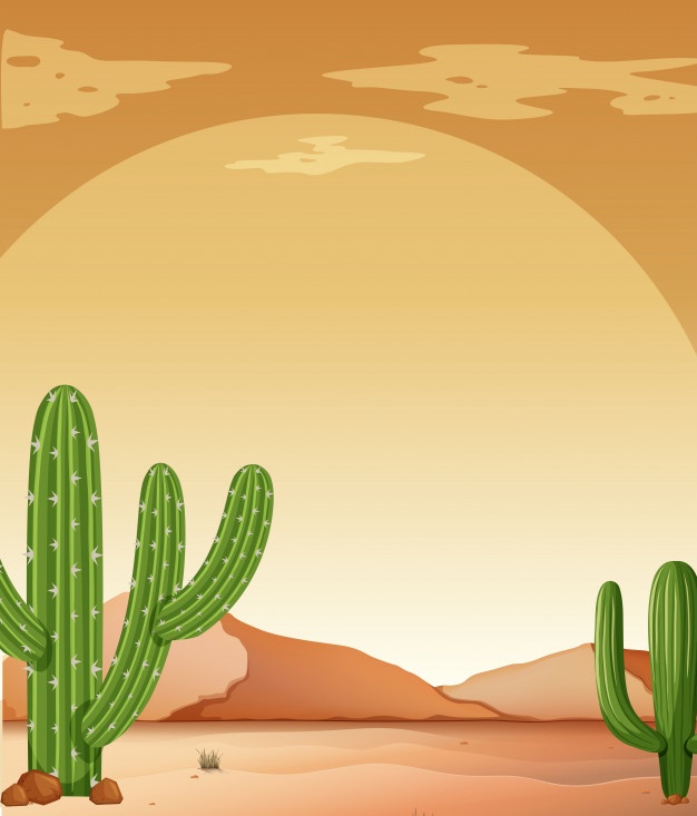 626x733 Desert Vectors, Photos And Free Download - Desert Scene Drawing
