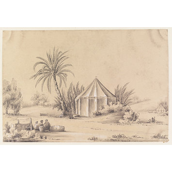 355x355 A Scene In The Desert Wady Gharendl Tenison, Louisa Lady Vampa - Desert Scene Drawing