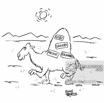 400x395 Mojave Desert Cartoons And Comics - Desert Scene Drawing