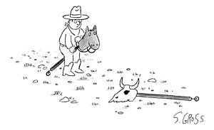 300x183 Desert Skull Drawings Fine Art America - Desert Skull Drawing