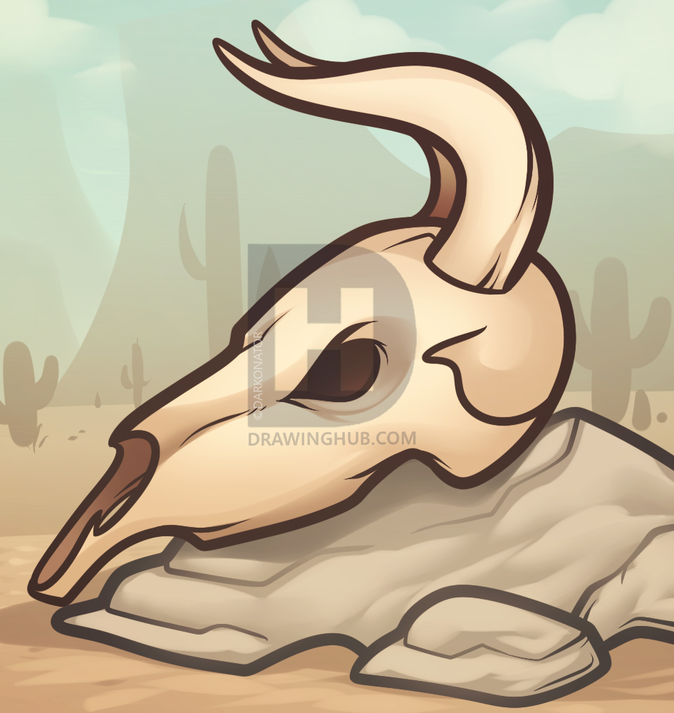 Desert Skull Drawing at Explore collection of