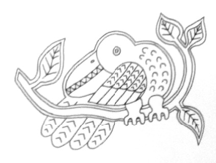 423x320 The Helpful Art Teacher Molas Beautiful Fabric Designs - Design Line Drawing