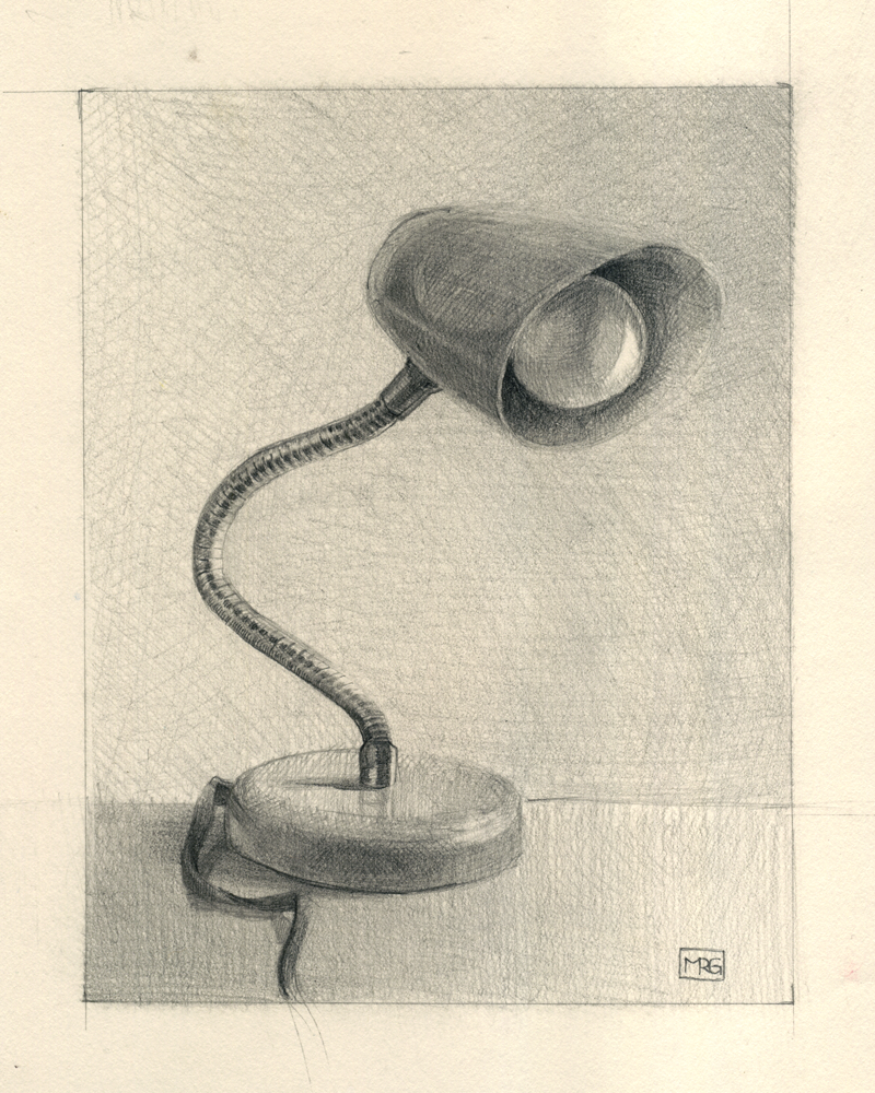 Desk Lamp Drawing At Paintingvalley Com Explore Collection Of