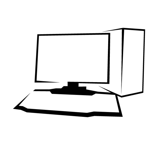 660x660 desktop computer drawing - Desktop Computer Drawing