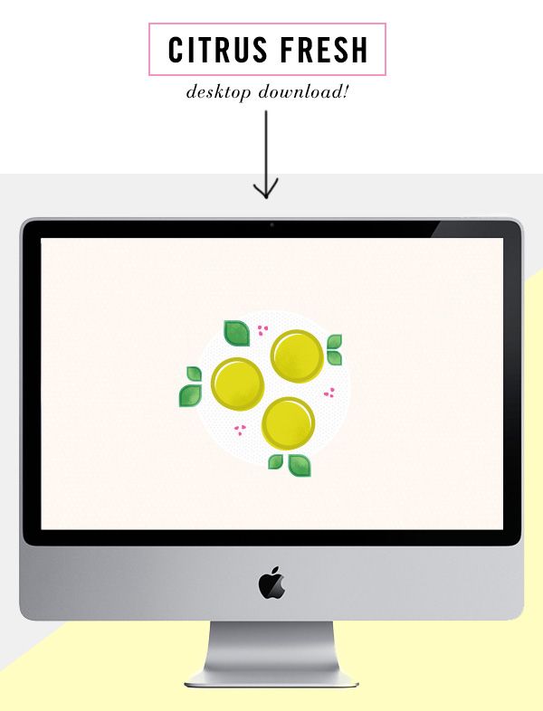 600x786 pretty lemon drawing free desktop computer wallpaper background - Desktop Computer Drawing