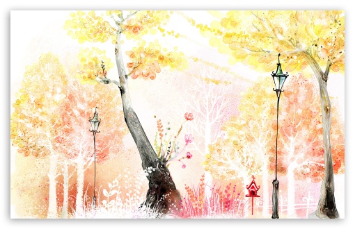510x330 drawings of autumn hd desktop wallpaper for ultra hd tv - Desktop Wallpaper Drawing