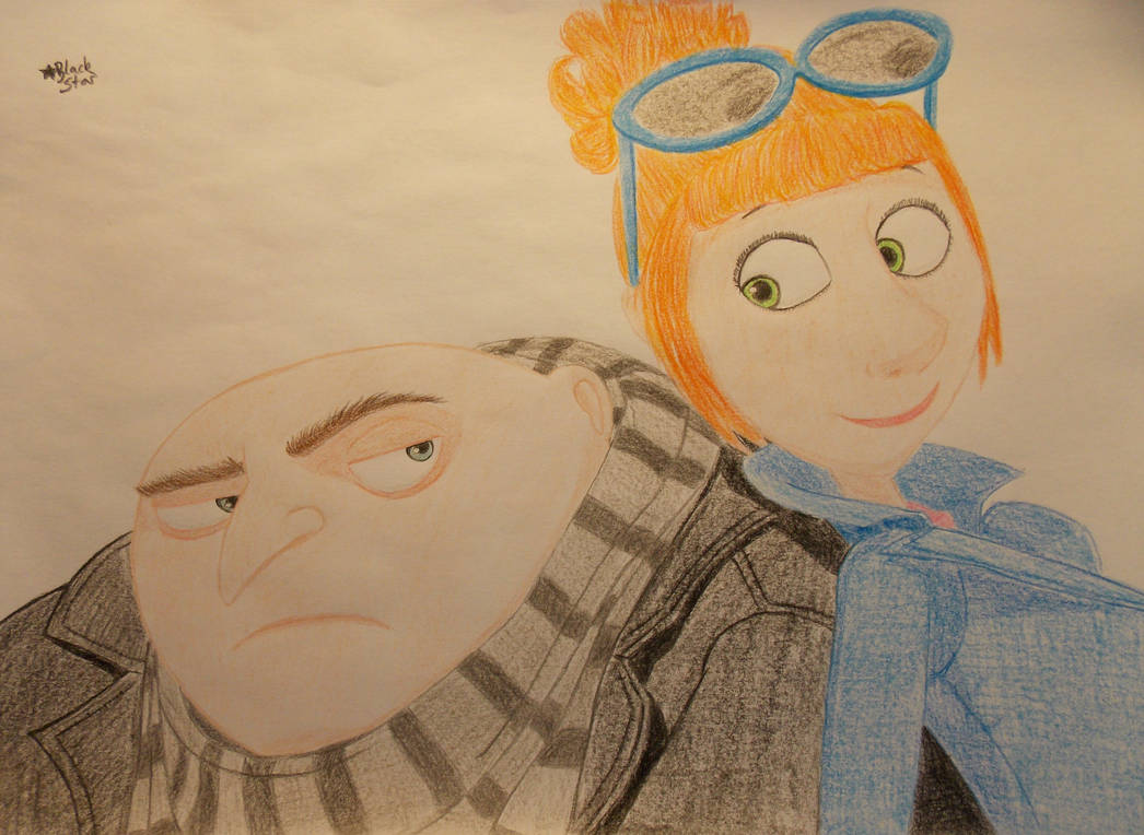 1046x764 gru and lucy - Despicable Me 2 Drawing
