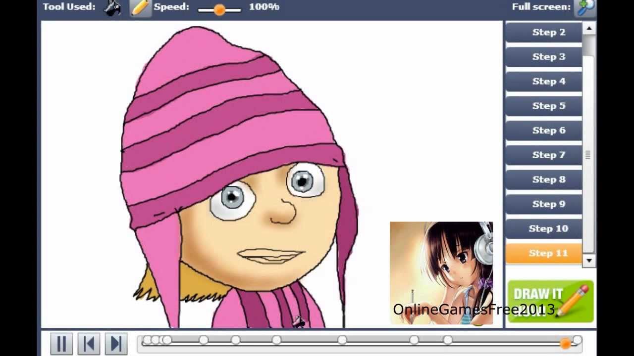 1280x720 how to draw edith despicable me - Despicable Me 2 Drawing