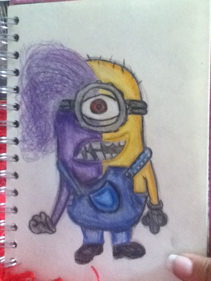 720x960 My Drawing Of Despicable Me Drawings! - Despicable Me 2 Drawing