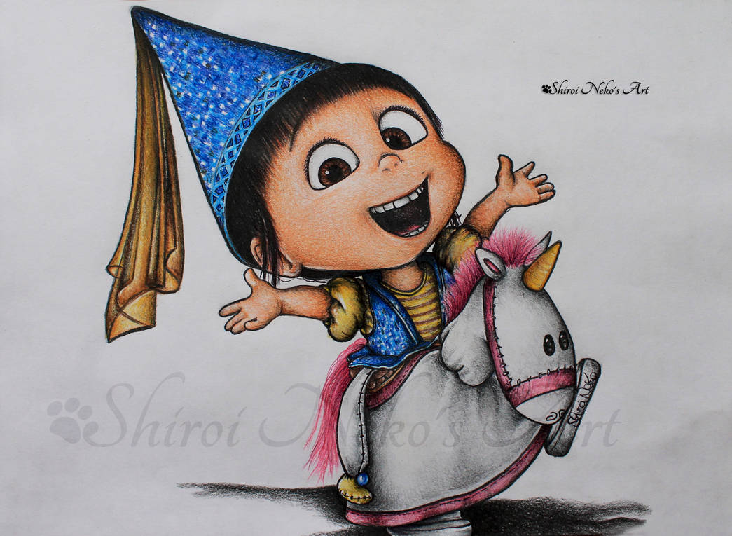 1045x765 Despicable Me Drawing - Despicable Me Agnes Drawing