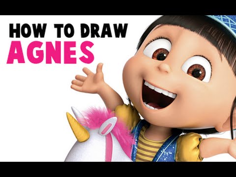 480x360 How To Draw Agnes The Adorable Little Girl From Despicable Me - Despicable Me Agnes Drawing