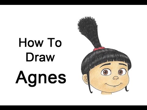 480x360 How To Draw Agnes From Despicable Me - Despicable Me Agnes Drawing