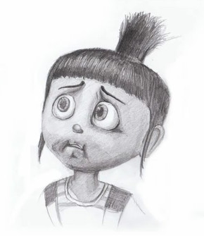 290x335 Despicable Me Agnes Drawing - Despicable Me Agnes Drawing
