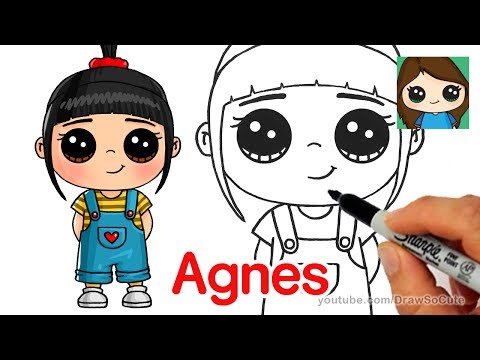 480x360 how to draw agnes easy despicable me - Despicable Me Drawing