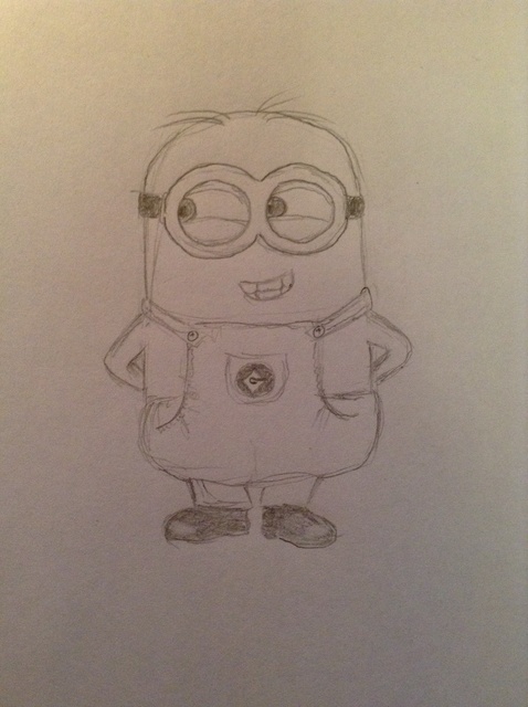 478x640 How To Draw A Minion - Despicable Me Drawing