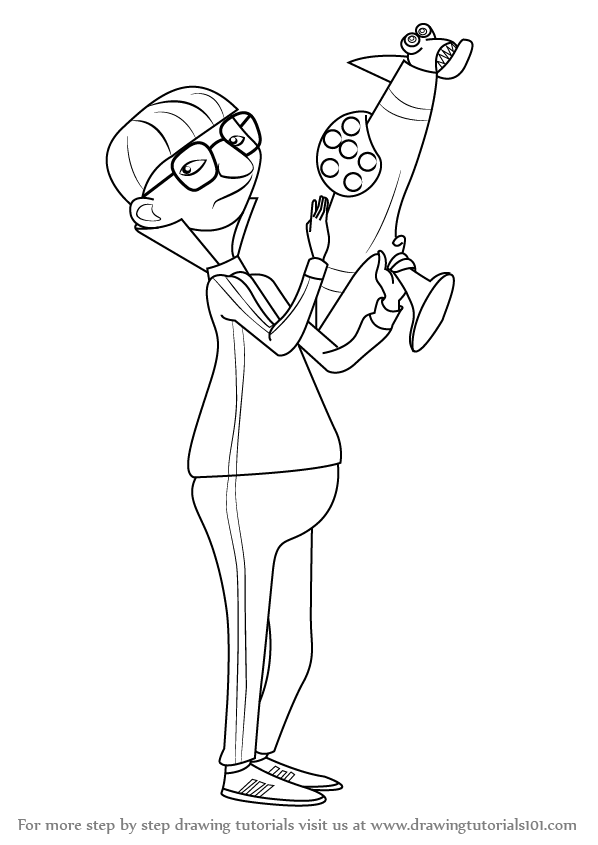 598x845 Learn How To Draw Vector From Despicable Me - Despicable Me Drawing