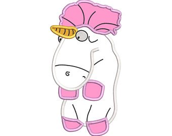 340x270 Jerry Despicable Me Applique Embroidery Design Instant Etsy - Despicable Me Unicorn Drawing