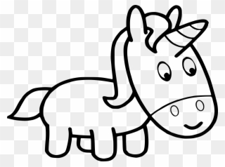 320x238 Unicorn Line Art Mane Color Cuteness - Despicable Me Unicorn Drawing