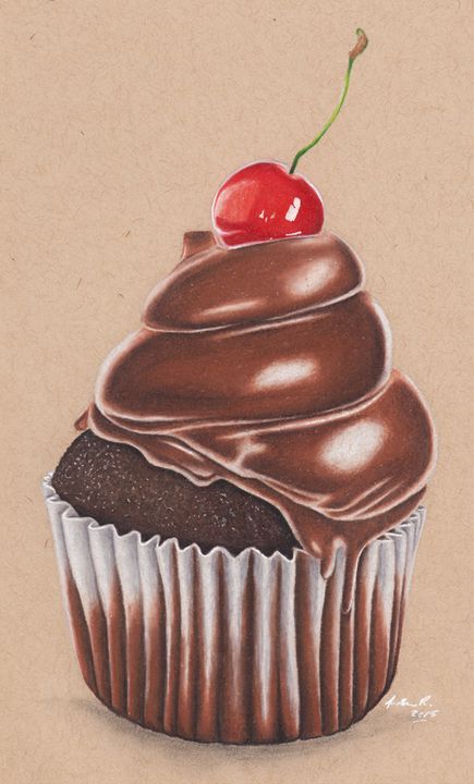 435x720 Chocolate Mountain - Dessert Drawings