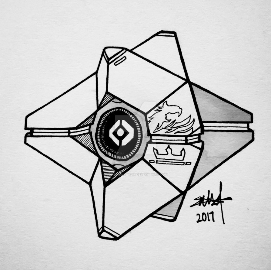 Latest Easy Destiny 2 Ghost Drawing.