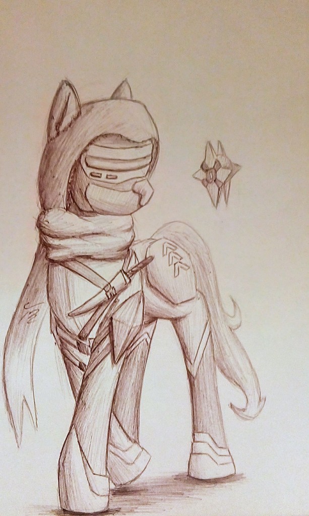 613x1024  - Destiny Ghost Drawing