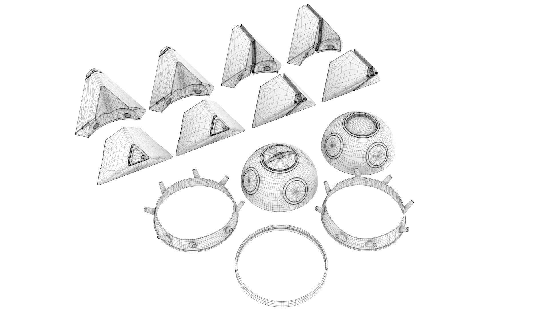 1920x1080 ghost from destiny printing moving model - Destiny Ghost Drawing