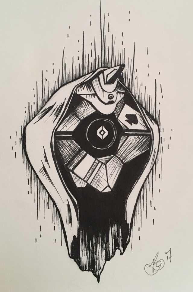 640x968 if cayde is to die, i would love to somehow get him to be our - Destiny Ghost Drawing